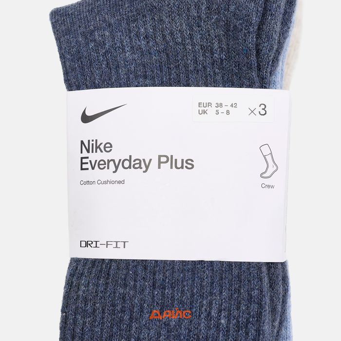 Носки Nike Everyday Plus Cushioned Crew 3 Pairs артикул:SX6888-901 - купить в магазине Дайс