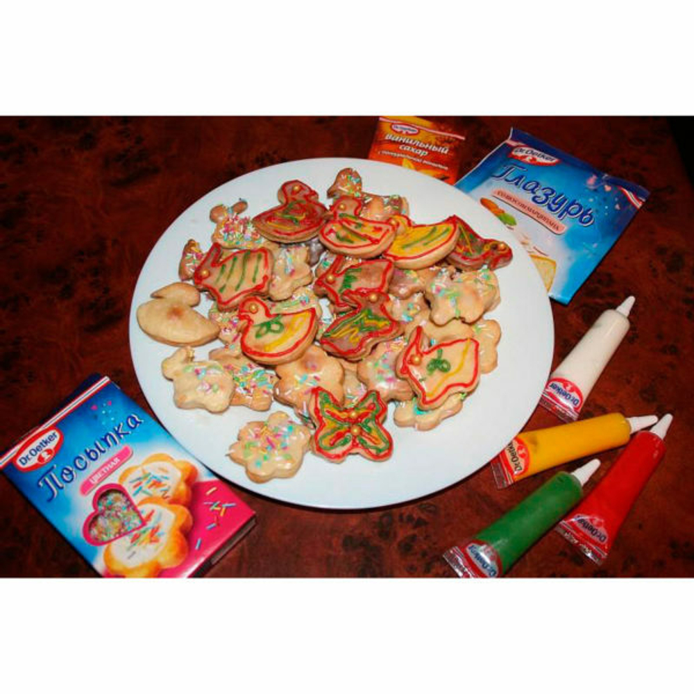 Цветные сахарные карандаши 76 г Dr. Oetker пищевые красители