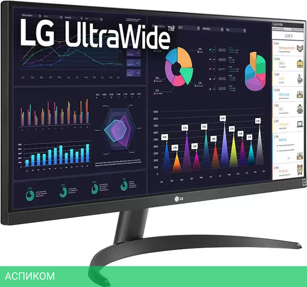 Монитор LG UltraWide 29WQ500-B