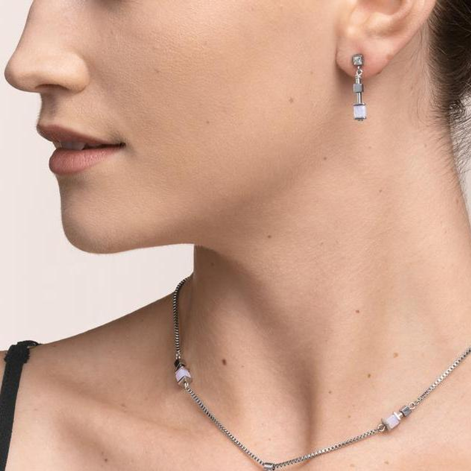 Серьги Coeur de Lion Light Blue 5055/21-0720 цвет голубой