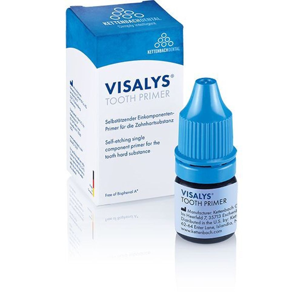 Праймер (адгезив ) для зубов Visalys Tooth Primer, использовать только с Visalys CemCore - 1x4мл, Kettenbach Dental