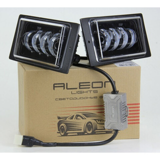 Противотуманки LED (2110-2114) 9-30V  70W (W) 7линз 6000K CSP1860 (пара) ALEON #AL-10W-7