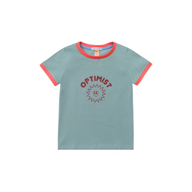 Футболка с принтом "OPTIMIST"