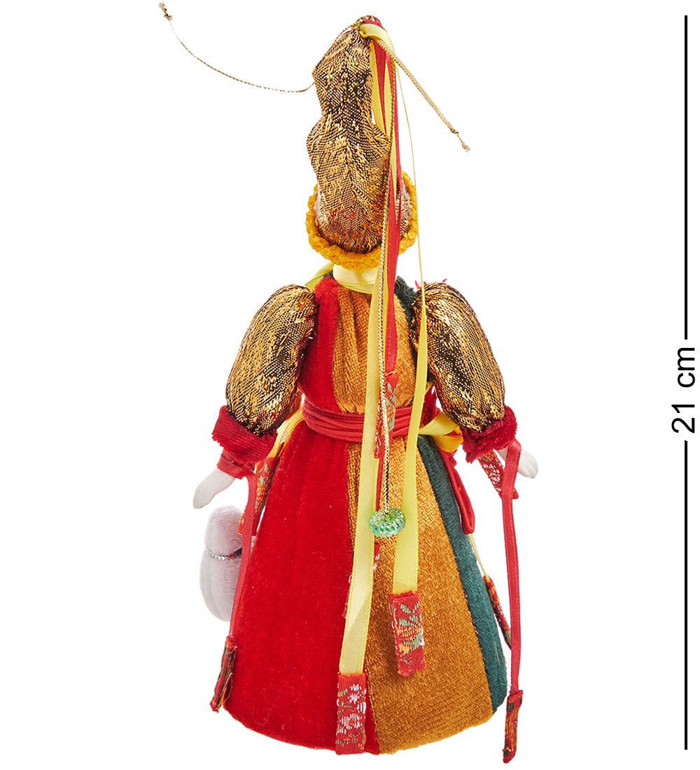 РусКукла RK-859 Кукла малая «Девочка с гусем»