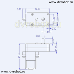 Мотор-редуктор РБ-3.0 (1:48)