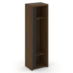 Corner Гардероб узкий COR.GB-1 (R) Орех Лоренцо/Графит 600*450*2000