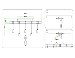 Ambrella Подвесной светильник в стиле лофт Loft TR8183