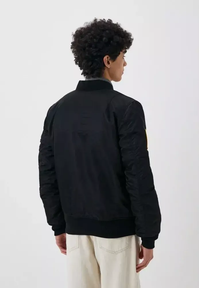 Бомбер Alpha Industries MA-1 NASA Gen II Black (Черный)