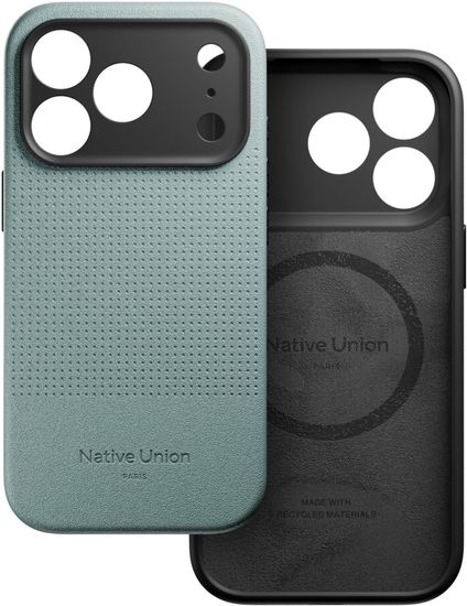 Чехол Native Union Active Case MagSafe для iPhone 17 Pro, сланцево-зеленый