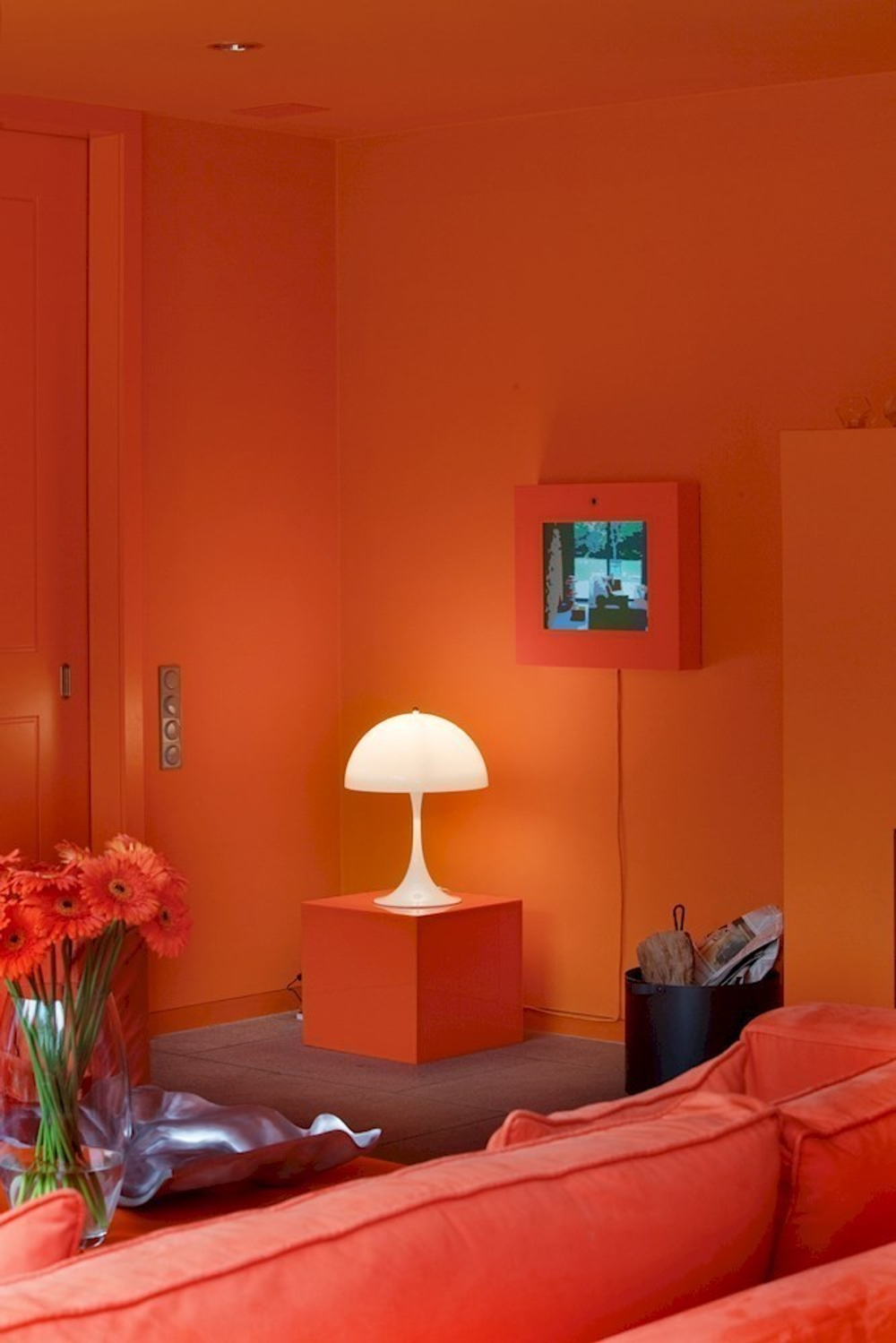 Table design lamp  Panthella by Verpan Panton (green)