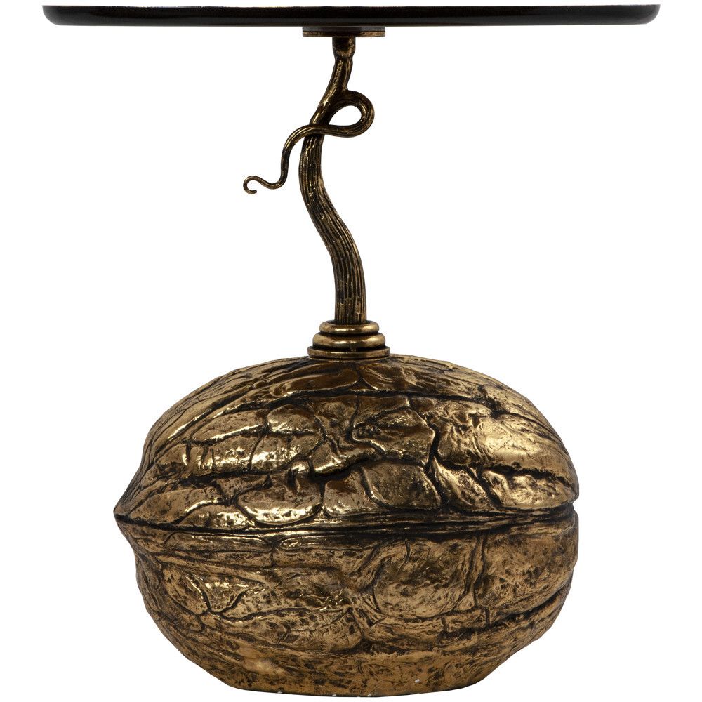 Столик декоративный Царский орех Золото