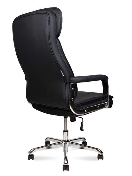 Кресло офисное Atlas (black) черная экокожа
