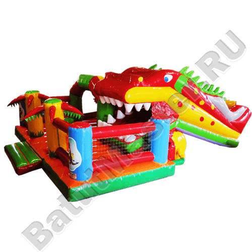 Коммерческий надувной батут "Ящер"