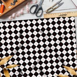 Ткань оксфорд 210 шахматная доска