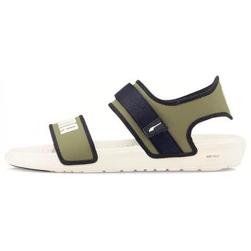 Puma Softride Slide 'White Dark Green Moss'