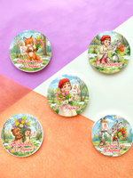 Медалька из шоколадной глазури (8 марта)