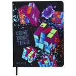 Дневник 1-11 класс 48 л., кожзам (твердая), шелкография, BRAUBERG, "Головоломка", 106181