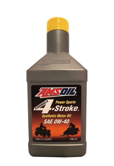 Моторное масло AMSOIL Formula 4-Stroke® PowerSports Synthetic Motor Oil SAE 0W-40 (0,946л)