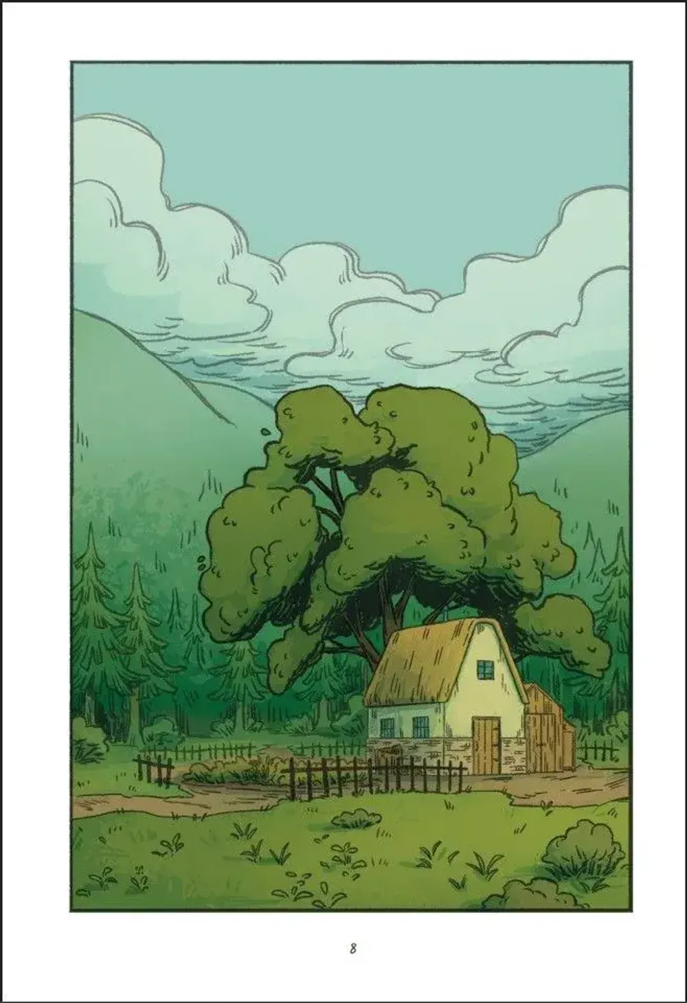 Комикс Чесночинка и ведьма