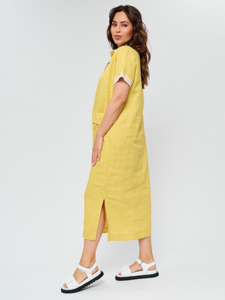 Платье футболка из 100% льна