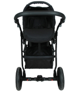 Детская коляска Alis Alvaro F 3 в 1 Al 04 т.серый+св.серый+белая кожа