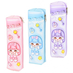 Пенал-косметичка Basir без наполнения, 19,5*5,5*3,5 см, на молнии, ассорти