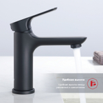 Смеситель для раковины Raglo R03.10.06, черный