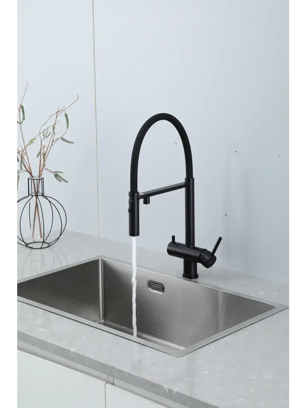 Смеситель для кухни с подключением к фильтру Gappo G4397-86