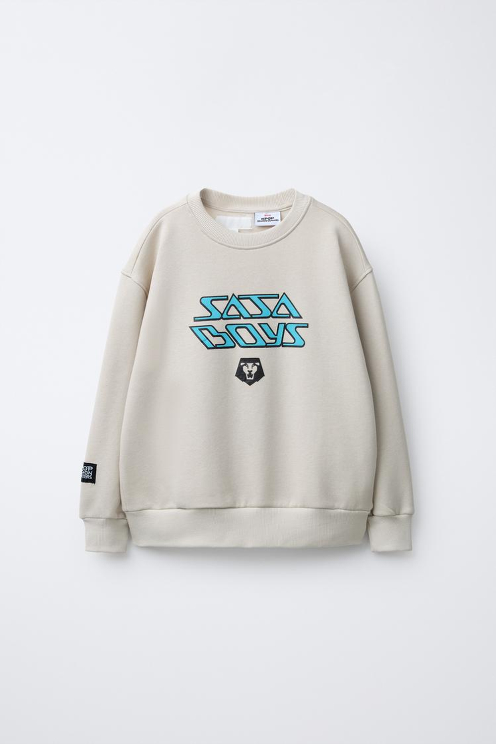 ZARA ТОЛСТОВКА KPOP DEMON HUNTERS™ NETFLIX ©, ЭКРЮ