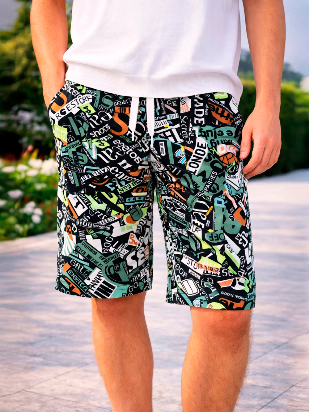 Шорты для мальчика подростковые "Буквы"