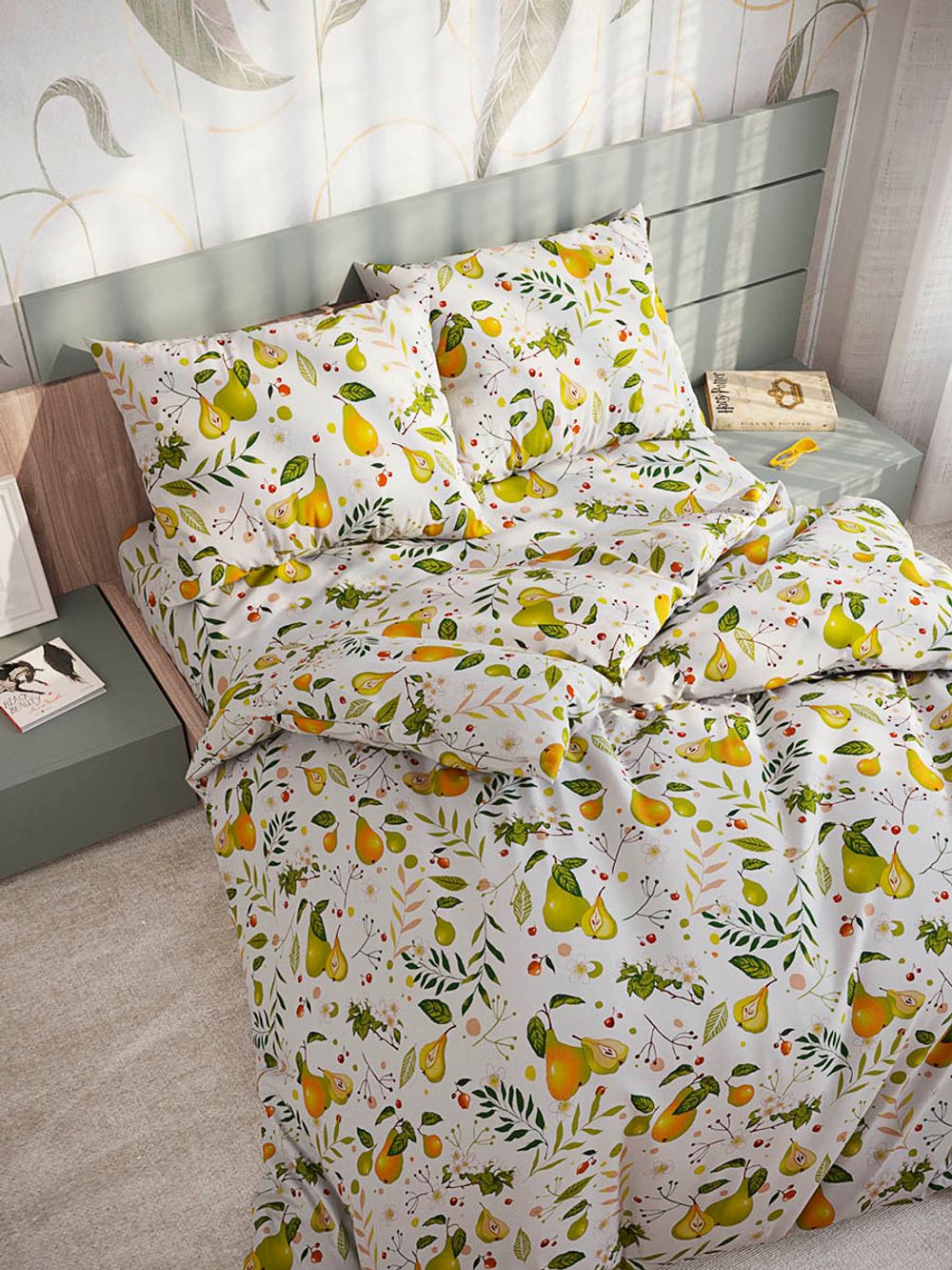 Пододеяльник бязь Сказка "Дюшес" 2-спальный на молнии 175x215 см