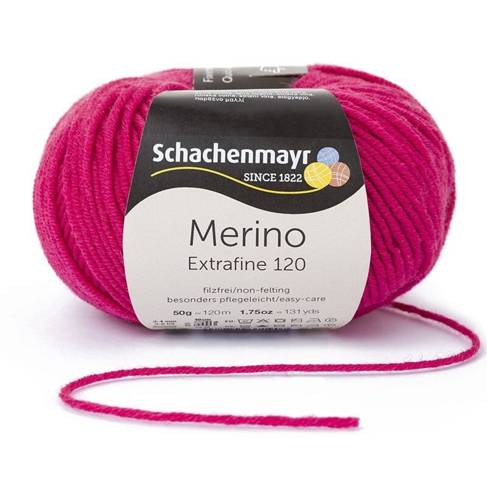 Пряжа Schachenmayr Merino Extrafine 120 (00138)