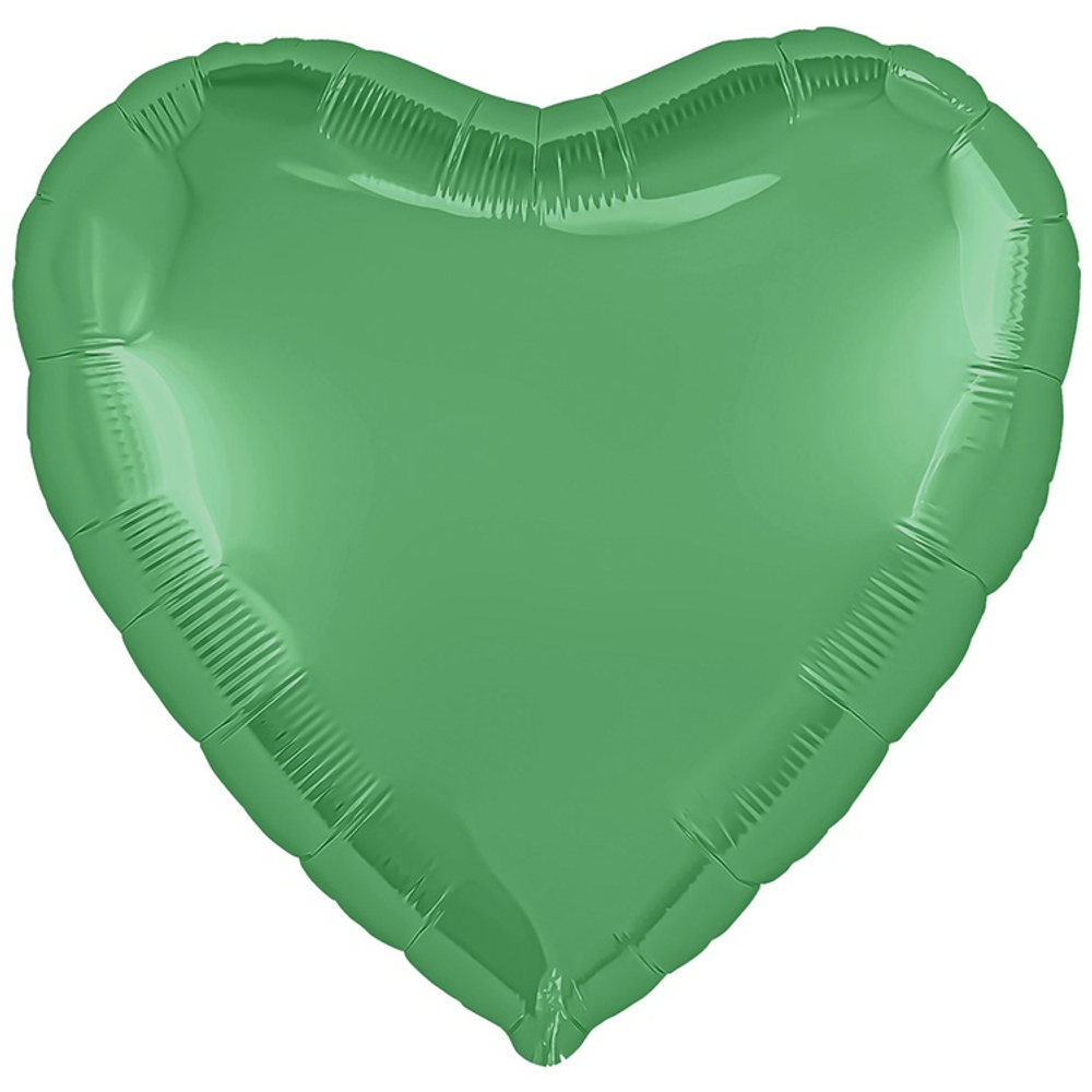 Шар фольгированный Сердце 46 см (Зеленый)