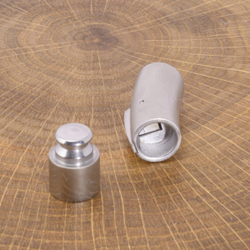 Застежка для кожаного шнура Клипса, нержавеющая сталь