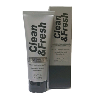 Очищающая пенка-трансформер с древесным углем EUNYUL Clean & Fresh Charcoal Transforming Foam Cleanser, 150 гр.