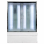 Душевая кабина DTO ЕМ4515 LED с гидромассажем 150х85
