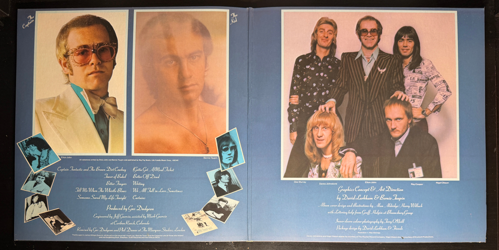 Elton John ‎– Captain Fantastic And The Brown Dirt Cowboy (США 1975г.) Т