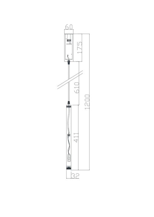 Подвесной светодиодный светильник Freya Telescope FR5168PL-L3G