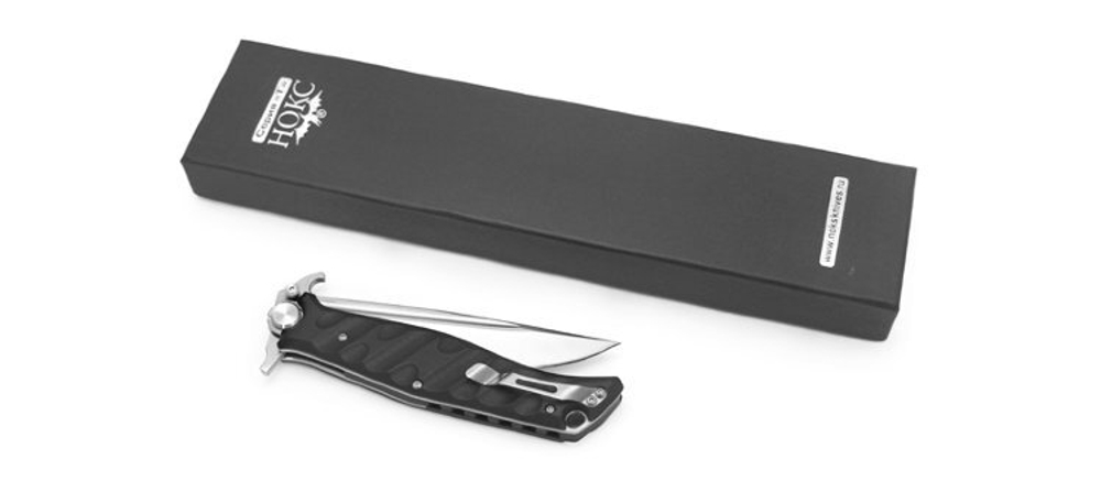 Нож складной НОКС Финка-С (черная рукоять) 342-100406