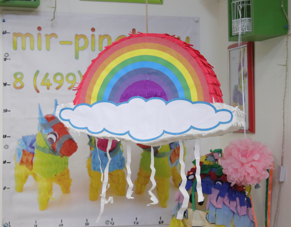 Пиньята С Днём Рождения! - Радуга - mir-pinata.ru - мир-пиньята