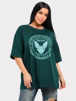 Футболка оверсайз больших размеров принт