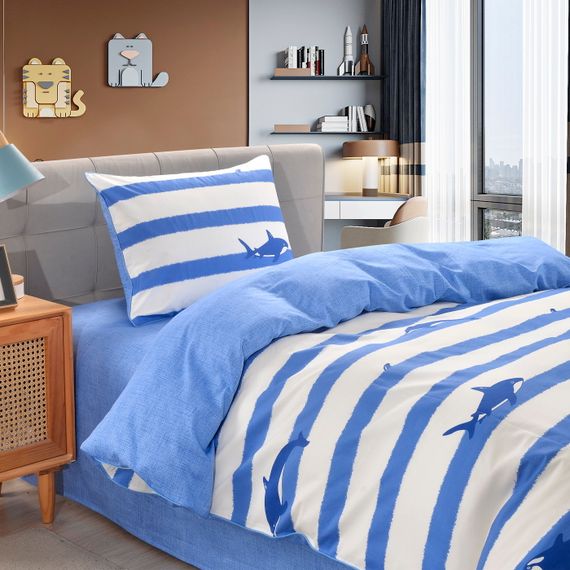 Касатки (синий) КПБ Детский