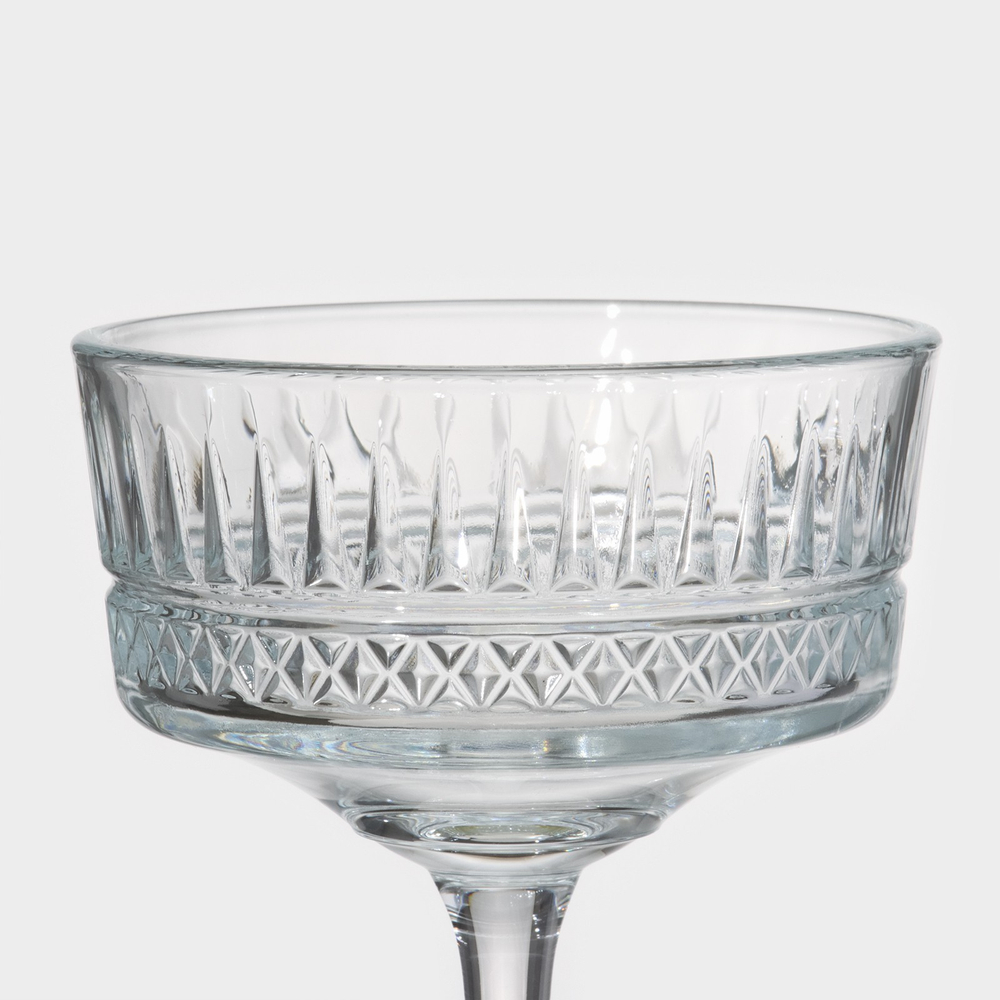 Набор стеклянных фужеров для шампанского Elysia, 260 мл, 4 шт