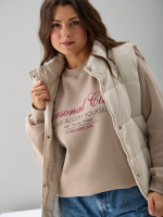 Толстовка Кис-090/бежевый-п