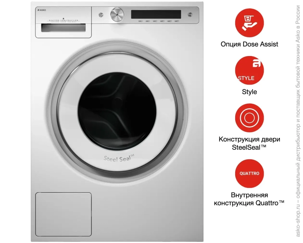 Стиральная машина Asko W6098P.W/1 фото 9