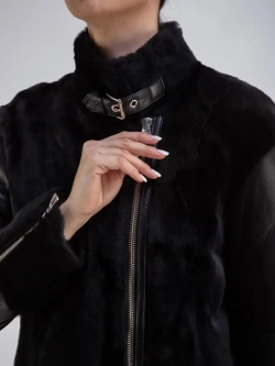 Дубленка натуральная короткая зимняя Турция