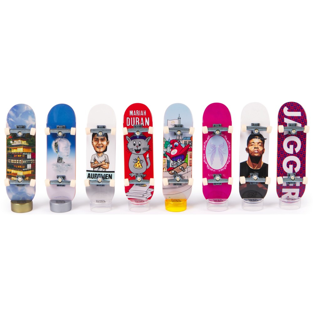 Tech Deck - Набор восьми палуб Fingerboard Competition Legends Париж 2024 20147679