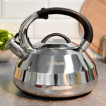 Чайник 3л со свистком, черная ручка, индукция, НМ 55239