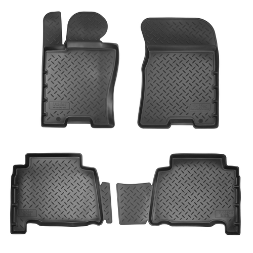 Ковры в салон Norplast/Unidec для Kia Mohave (2017-2021), Черный, 5 мест, арт.NPA11-C43-223