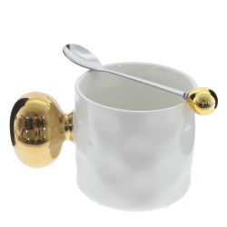 GAEM Кружка с ложкой, 300 мл, L14 W9 H8,5 см, 2в.